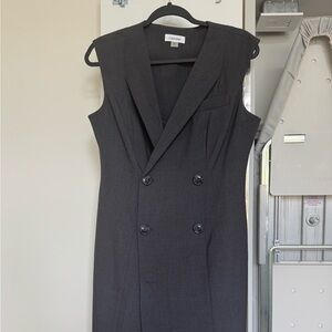 Calvin Klein Double-Breasted Blazer Dress